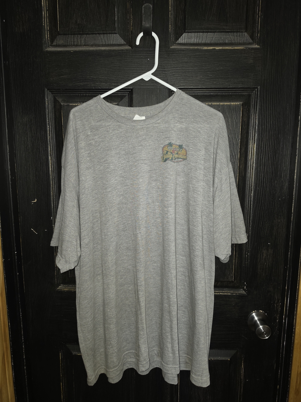 Men's Gray Graphic Crew Neck T-Shirt size 3XL
